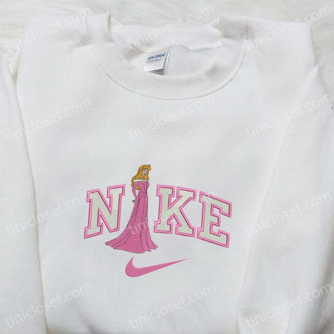 Disney Characters Embroidered Hoodie & Nike x Briar Rose Cartoon Shirt – Custom Nike T-shirt