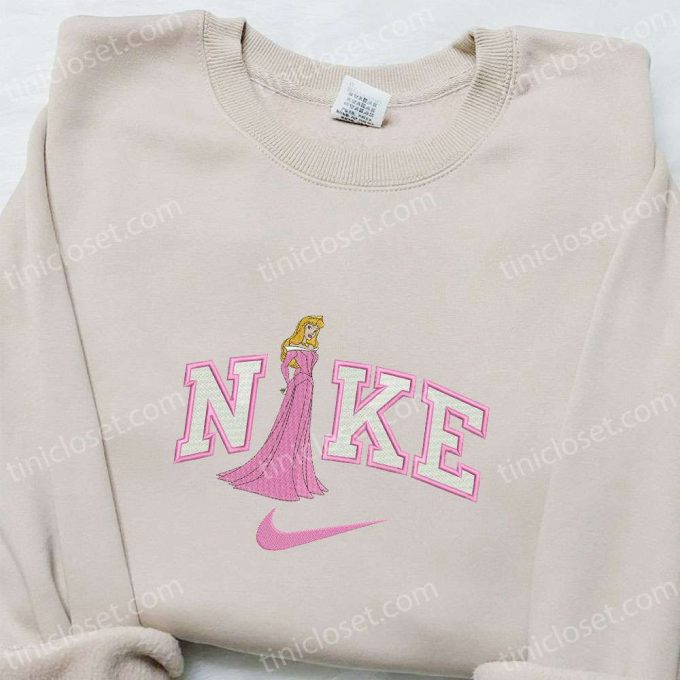 Disney Characters Embroidered Hoodie & Nike x Briar Rose Cartoon Shirt – Custom Nike T-shirt