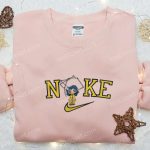 Nike x Button Eyes Witch Girl Coraline Embroidered Shirt – Unique Nike Inspired Gift for Family