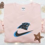 Nike x Carolina Panthers Embroidered Hoodie T-shirt & Sweatshirt: NFL Sports Inspired Collection