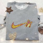 Custom Nike x Charmander Embroidered Shirt – Pokemon Design