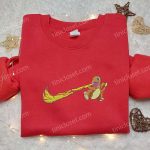 Custom Nike x Charmander Embroidered Shirt – Pokemon Design