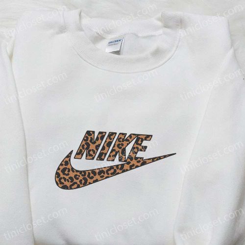 Nike x Cheetah Pattern Embroidered Sweatshirt: Best Nike Inspired Gift for Family