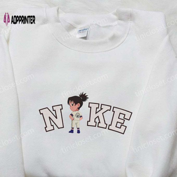 Nike x Chibi Iruka Umino & Naruto Embroidered Shirt: Unique Nike Inspired Design