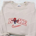 Exclusive Nike x Chibi Spider-Man Movie Embroidered Tshirt & Marvel Comics Hoodie – Custom Nike Embroidered Tees