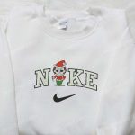 Nike x Christmas Michael Myers Embroidered Sweatshirt – Cool Halloween Hoodie Best Family Gift Ideas