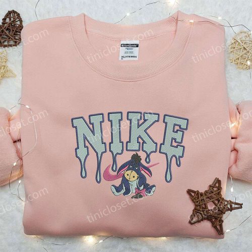 Custom Nike x Eeyore & Winnie The Pooh Embroidered Shirt – Unique & Stylish Nike Design