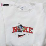 Nike x Freddy Stitch Doll & Nightmare on Elm Street Characters Embroidered Shirt: Perfect Family Gift