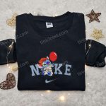 Nike x Funny Pennywise Stitch Balloon Shirt: Disney Halloween Embroidered Hoodie & Sweatshirt