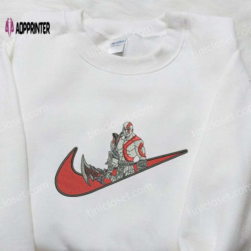 Custom Nike x Brown Horse Embroidered Shirt – Animal Design for Trendy Style