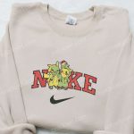 Nike x Grinch Pikachu Halloween Embroidered Shirt: Adorable Pokemon Halloween Tee