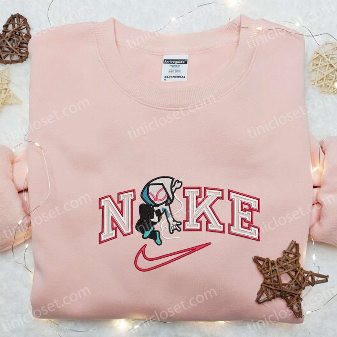 Marvel Cinematic Universe Nike x Gwen Movie Embroidered Shirt & Hoodie – Custom T-shirt Available