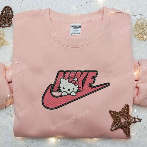 Nike x Hello Kitty Embroidered Shirt & Custom Sweatshirt: Cute Gifts for Her