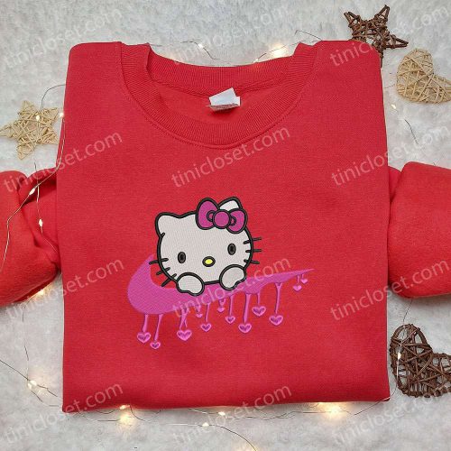 Nike x Hello Kitty Heart Embroidered Hoodie Sweatshirt & T-shirt: Valentine s Inspired Apparel