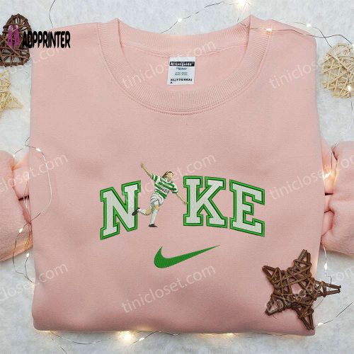 Custom Nike Christmas Lamp Embroidered Shirt – Perfect Christmas Gifts for Family