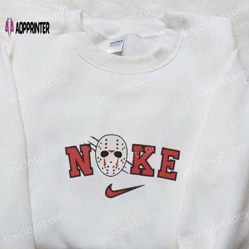 Nike x Halloween Pumpkin Super Mario Embroidered Shirt: Game Characters & Nike Inspired Design