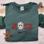 Nike x Jason Voorhees Embroidered Sweatshirt & Hoodie: Horror Movie Characters Collection