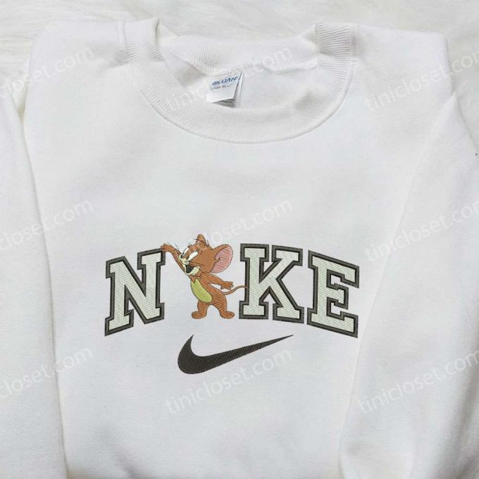 Nike x Jerry Embroidered Shirt – Cartoon Inspired Stylish Nike Shirt