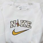 Nike x Jerry Gun Embroidered Shirt: Cartoon & Nike Inspired Design