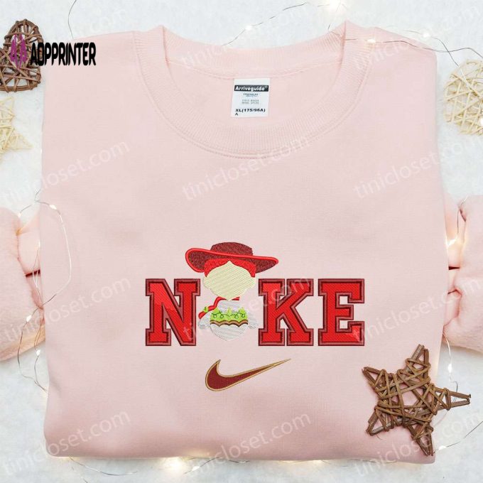 Nike x Jessie Embroidered T-shirt Toy Story Disney Hoodie Nike Inspired Shirt