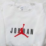 Nike x Jordan Embroidered Sweatshirt: NBA Sport Shirt Best Birthday Gift Ideas