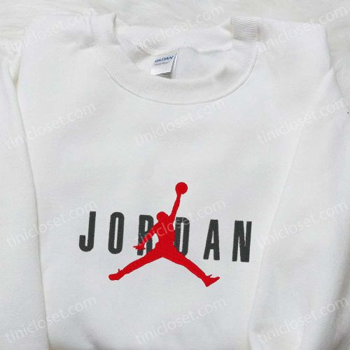 Nike x Jordan Embroidered Sweatshirt: NBA Sport Shirt Best Birthday Gift Ideas