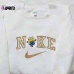 Nike x Kevin Minion Embroidered Hoodie Sweatshirt & T-shirt: Cartoon Inspired Nike Collection