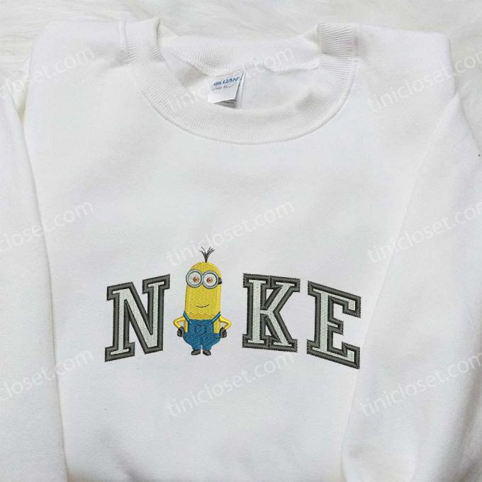 Nike x Kevin Minion Embroidered Hoodie Sweatshirt & T-Shirt: Cartoon Inspired Collection