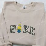 Nike x Kevin Minion Embroidered Hoodie Sweatshirt & T-Shirt: Cartoon Inspired Collection