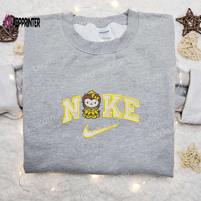 Nike x Kitty Belle & Hello Kitty Disney Embroidered Shirts: Inspired Nike Designs Stylish & Cute!