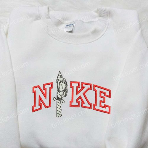 Nike x Knife Chucky Embroidered Shirt – Halloween Inspired Nike Shirt