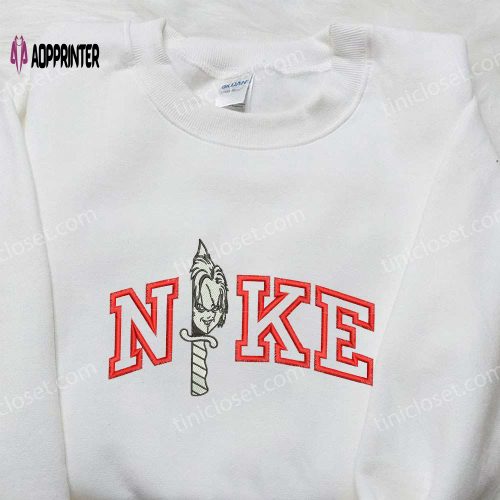 Nike x Knife Chucky Embroidered Shirt – Halloween Inspired Nike Shirt