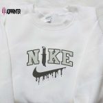 Nike x Knife Halloween Embroidered Shirt: Inspired Trendy & Unique