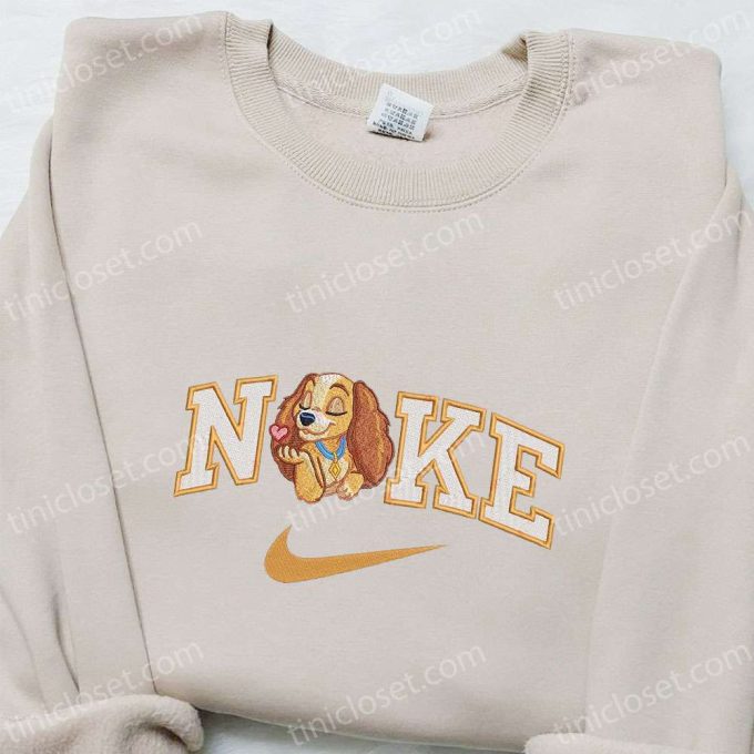 Nike x Lady Embroidered Cartoon Sweatshirt & Disney Characters T-shirt: Best Birthday Gift Ideas