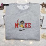 Nike x Leatherface Stitch Sweatshirt Horror Movie Characters Hoodie & Inspired T-shirt