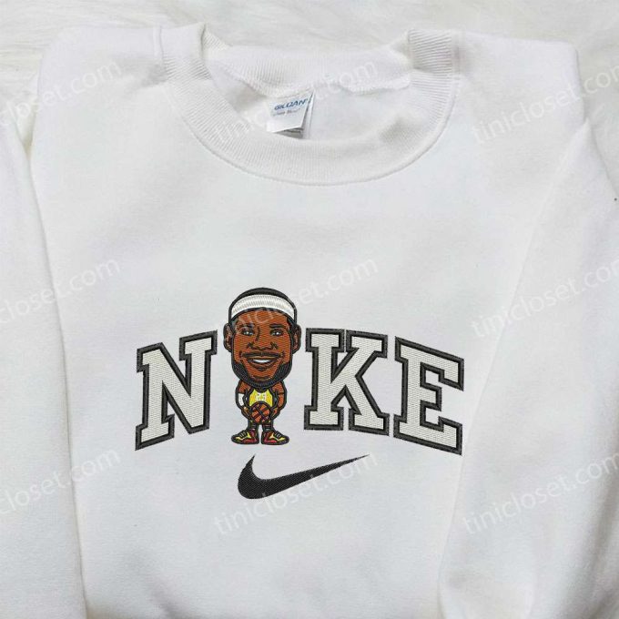 LeBron James Embroidered Shirt: Nike x LA Lakers NBA Apparel