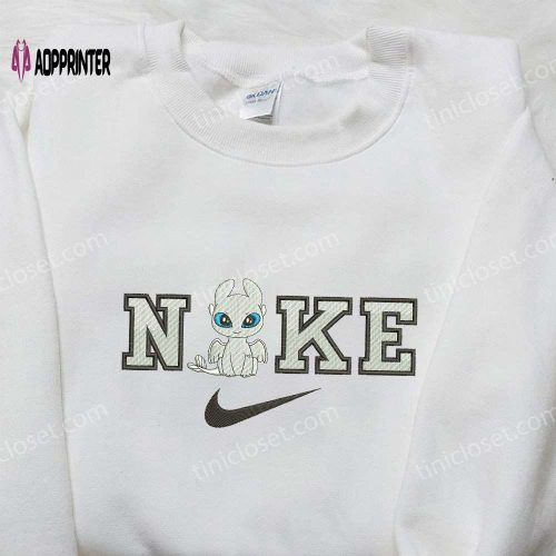 Nike x Lucky Grass Embroidered Shirt: Custom Nike Gift for Family