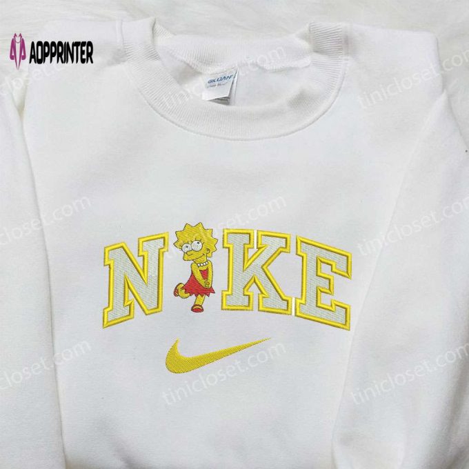 Exclusive Nike x Lisa Marie Simpson Embroidered Shirt: The Perfect Cartoon Statement!