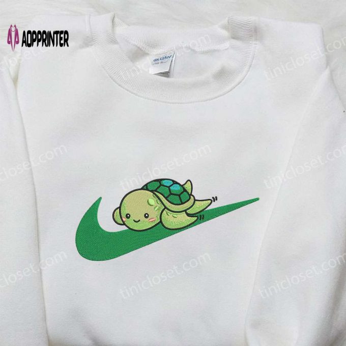 Nike x Little Turtles Embroidered Shirt: Animal-inspired Nike Inspired Design