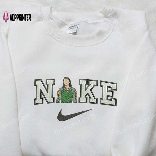 Nike x Christmas Parrot Embroidered Shirt – Unique Animal Embroidery Perfect Christmas Gifts for Family