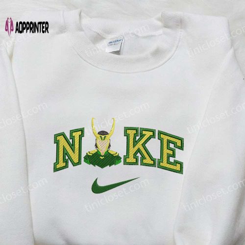 Custom Nike Embroidered Sweatshirt Nike Inspired Shirt Best Birthday Gift Ideas