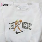 Nike x Lola Bunny Spinning Basketball Embroidered Shirt Custom Cartoon Tee