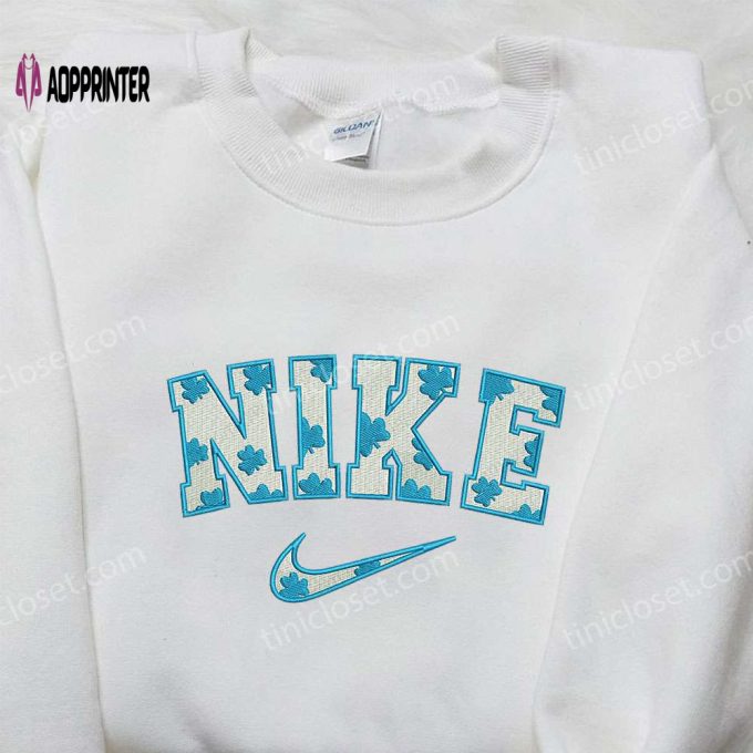 Custom Nike x Lucky Grass Embroidered Shirt: Best Family Gifts