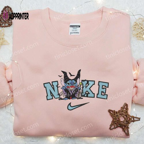 Nike x Minnie Mouse Halloween Embroidered Shirt & Disney Characters Sweatshirt: Best Family Gifts