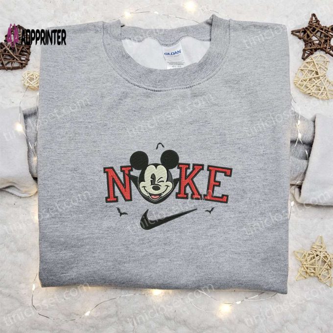 Nike x Mickey Dracula Embroidered Shirt – Disney Halloween Inspired