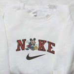 Nike x Mickey Mouse Dracula Embroidered Hoodie: Best Halloween Gift Idea Nike Inspired Shirt