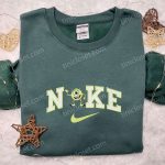 Nike x Mike Wazowski Embroidered Shirt & Disney Monsters Inc Sweatshirt: Perfect Family Gifts