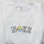 Nike x Minion Teddy Bear Embroidered Sweatshirt: Cartoon Shirt Best Birthday Gift