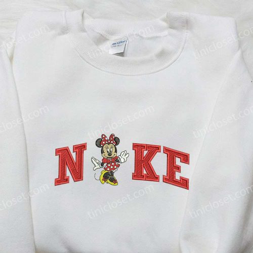 Nike x Minnie Embroidered Shirt: Disney-Inspired Fashion with Nike s Signature Style