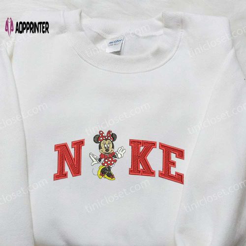 Nike x Minnie & Walt Disney Embroidered Shirt: Inspired Design for a Stylish Look